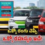 Types of Number Plates: రాష్ట్రపతి నుంచి సామాన్యుడి దాకా.. రకరకాల నెంబర్ ప్లేట్లు.. ఏ రంగు ఎవరికి చిహ్నం!