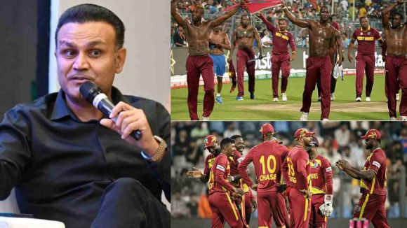 Virender Sehwag: వెస్టిండీస్ ప్లేయ‌ర్ల‌లో ఒక్క‌డు నిల‌బ‌డ్డా…టీమిండియా బౌల‌ర్ల ప్యాంట్లు త‌డిచిపోతాయ్‌