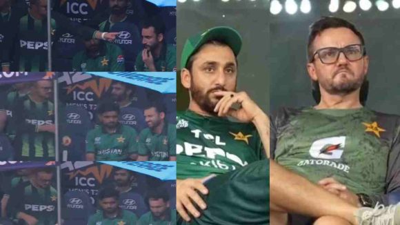 Pakistan vs Namibia: పాకిస్తాన్ జ‌ట్టులో ప్ర‌కంప‌న‌లు..కోచ్ మైక్ ముఖాన బాటిల్ విసిరికొట్టిన కెప్టెన్ సల్మాన్