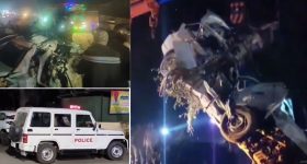 Road Accident: ఘోర రోడ్డు ప్రమాదం.. డివైడర్‌ను ఢీకొట్టిన కారు, ఐదుగురు మృతి