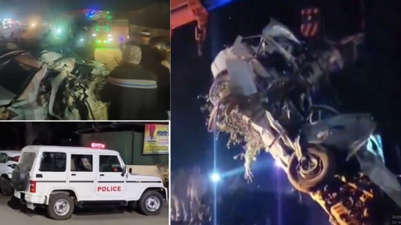 Road Accident: ఘోర రోడ్డు ప్రమాదం.. డివైడర్‌ను ఢీకొట్టిన కారు, ఐదుగురు మృతి