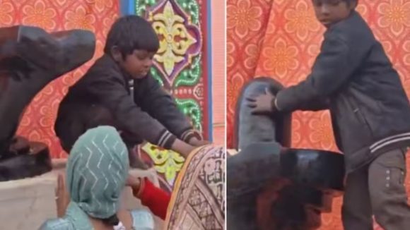 Viral Video: భవిష్యత్ ఆధ్యాత్మిక గురువా?.. వైరల్ అవుతున్న ‘చిన్నారి బాబా’ బిజినెస్ ప్లాన్