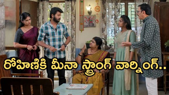 Gundeninda GudiGantalu Today episode: నిజం తెలుసుకున్న ప్రభావతి.. రోహిణికి మీనా స్ట్రాంగ్ కౌంటర్.. రోహిణి కొత్త కష్టాలు..