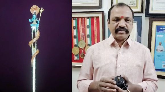 Gurram Dayakar Miniature Art: సూది మొనపై నాగుపాము నీడలో శివయ్య.. గిన్నిస్ రికార్డ్ విజేత అద్భుత సృష్టి!