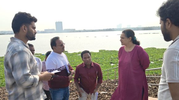 Ameenpur Lake: మీన్ పూర్ చెరువు అభివృద్దికి ప్రతిపాదనలు సిద్దం చేయాలి : సైబరాబాద్ కమిషనర్ సృజన