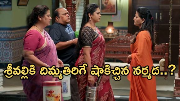 Illu Illalu Pillalu Today Episode: శ్రీవల్లి గుట్టు రట్టు.. నిజం చెప్పేసిన అమూల్య.. నర్మద దెబ్బకు శ్రీవల్లి మైండ్ బ్లాక్..
