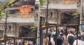 Fire Accident: భాగ్యనగరంలో భారీ అగ్నిప్రమాదం.. క్షణాల్లో కాలి బూడిదైన గర్ల్స్ హాస్టల్.. సీసీటీవీ ఫుటేజ్