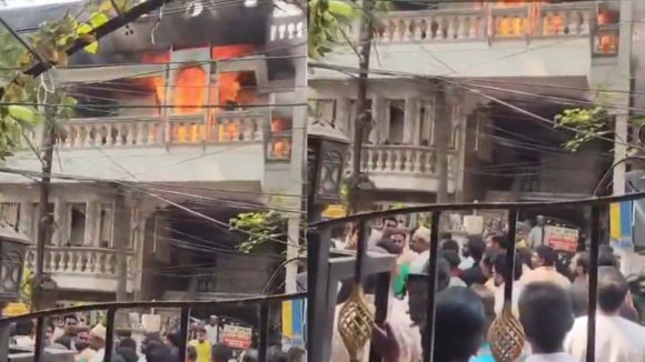 Fire Accident: భాగ్యనగరంలో భారీ అగ్నిప్రమాదం.. క్షణాల్లో కాలి బూడిదైన గర్ల్స్ హాస్టల్.. సీసీటీవీ ఫుటేజ్