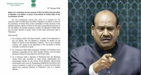 Lok Sabha speaker: పార్లమెంట్ వేదికగా పోరు.. స్పీకర్ ఓం బిర్లాపై విపక్షాల అవిశ్వాసం