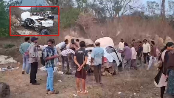 Road Accident: పోలవరం జిల్లాలో ఘోర ప్రమాదం.. పల్టీలు కొట్టిన కారు.. స్పాట్‌లో నలుగురు