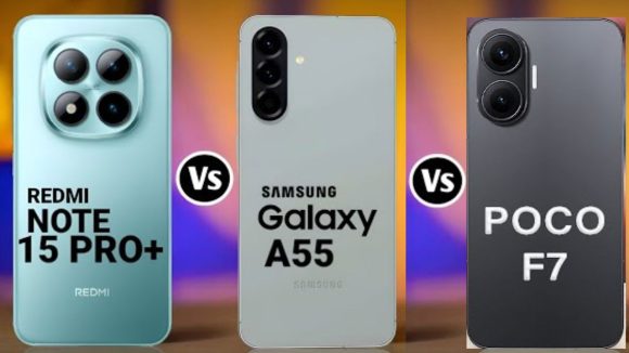 Smartphone Comparison: రెడ్‌మి నోట్ 15 ప్రో+ vs శాంసంగ్ గెలాక్సీ A55 vs పోకో F7 5G.. ఏ ఫోన్ కొనుగోలు చేయాలి?