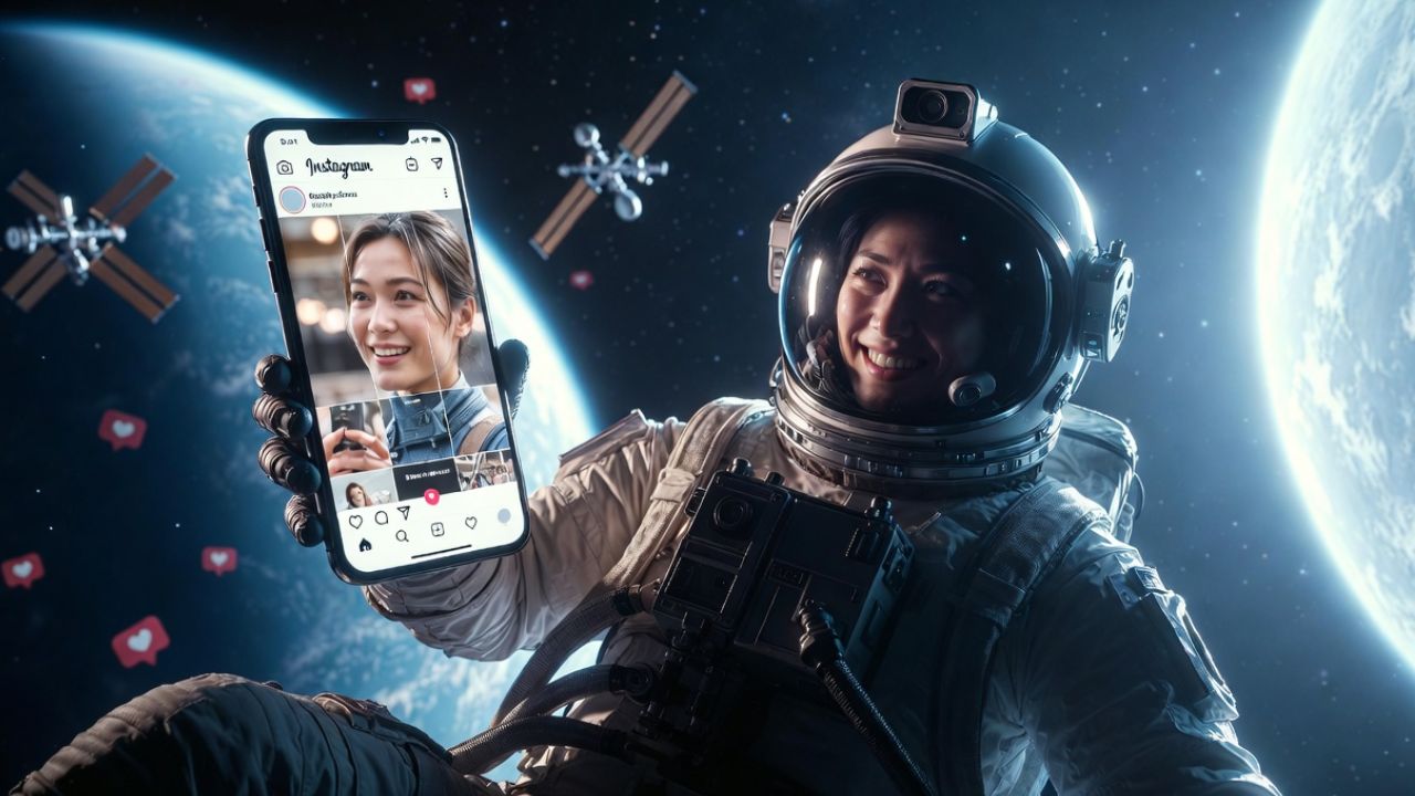 Space Smartphone| అంతరిక్షంలో ఇన్‌స్టాగ్రామ్.. చంద్రుడిపై స్మార్ట్‌ఫోన్ ...