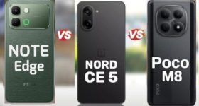Smartphone Comparison: ఇన్‌ఫినిక్స్ నోట్ ఎడ్జ్ vs పోకో M8 vs వన్‌ప్లస్ నార్డ్ CE 5.. మిడ్ రేంజ్‌లో ఏ ఫోన్ బెస్ట్?