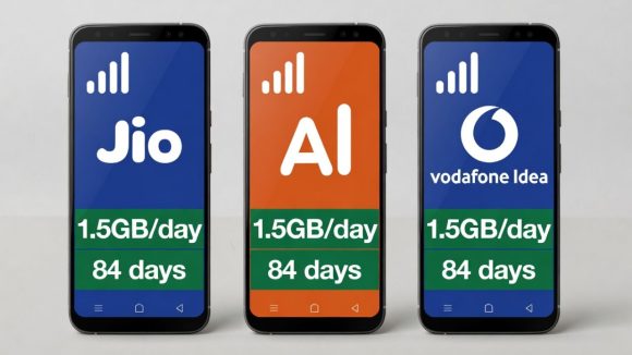 Jio vs Airtel vs Vodafone: 84 రోజుల వాలిడిటీ, 1.5GB డైలీ డేటా బెనిఫిట్స్ ఇచ్చే ఏ ప్లాన్ బెస్ట్.. జియో vs ఎయిర్‌టెల్ vs వోడాఫోన్