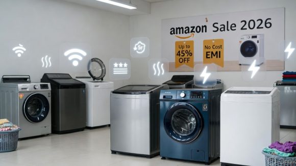 Washing Machines: ఇక 50 శాతం కరెంట్ బిల్లు ఆదా.. టాప్ రేటెడ్ 9kg వాషింగ్ మెషీన్లపై భారీ తగ్గింపు