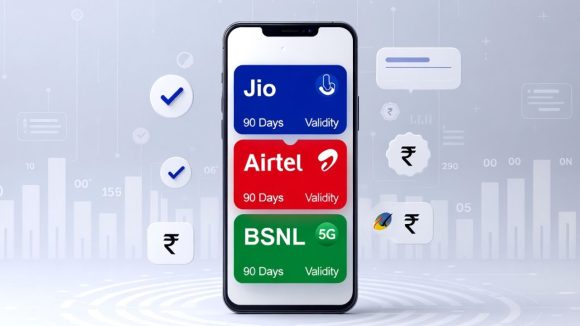 Best 90 Day Plan: జియో vs ఎయిర్‌టెల్ vs బిఎస్ఎన్ఎల్.. 90 రోజు వాలిడిటీతో బెస్ట్ ప్లాన్ ఏది?