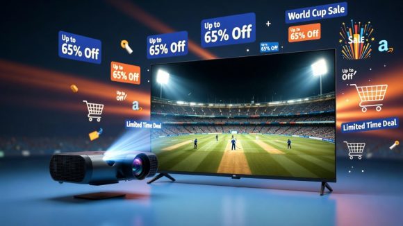 World Cup Sale: రూ.99,999 ప్రొజెక్టర్ కేవలం రూ.30,999కే.. స్మార్ట్ టీవీలు, ప్రొజెక్టర్లపై 65 శాతం వరకు డిస్కౌంట్