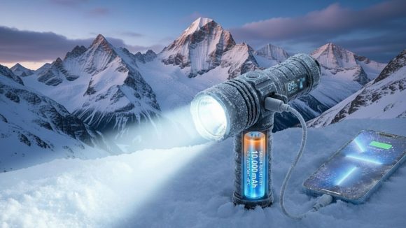 10000mAh Battery Torch: గడ్డకట్టే చలిలో కూడా పనిచేసే టార్చ్ లైట్.. 2500 లుమెన్ ఫ్లాష్‌లైట్‌, 10000mAh బ్యాటరీతో