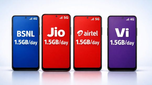 1.5GB Daily Data: బిఎస్ఎన్ఎల్ vs జియో vs ఎయిర్‌టెల్ vs వొడాఫోన్.. 1.5GB డైలీ డేటా ప్లాన్‌లో ఏది బెస్ట్?