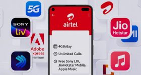 Airtel Daily 4GB: ఎయిర్‌టెల్ సూపర్ ప్లాన్.. డైలీ 4GB డేటా, ఆపిల్ మ్యూజిక్, అడోబ్, హాట్‌స్టార్ సహా 20 ఓటీటీ యాప్స్ ఫ్రీ..