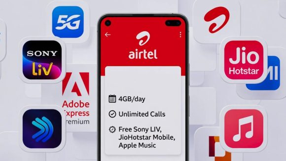 Airtel Daily 4GB: ఎయిర్‌టెల్ సూపర్ ప్లాన్.. డైలీ 4GB డేటా, ఆపిల్ మ్యూజిక్, అడోబ్, హాట్‌స్టార్ సహా 20 ఓటీటీ యాప్స్ ఫ్రీ..