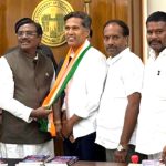 Vivek Venkataswamy: మంత్రి  వివేక్ వెంకటస్వామి సమక్షంలో కాంగ్రెస్‌లో చేరిన  శ్రీనివాసాచారి