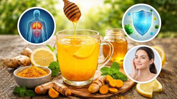 Turmeric Water Benefits: గ్లాసు పసుపు నీటితో మీ రోజును స్టార్ట్ చేయండి.. ఎనర్జీతో పాటు మెరిసే చర్మం మీ సొంతం!