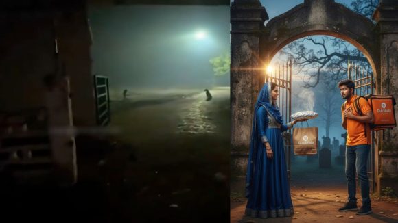Graveyard Biryani: స్మశానానికి బిర్యానీ ఆర్డర్ తీసుకువచ్చిన డెలివరీ బాయ్.. వైరల్ అవుతున్న క్రేజీ వీడియో