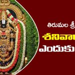 Lord Venkateswara: తిరుమల వెంకటేశ్వర స్వామికి శనివారం అంటే ఎందుకు ఇష్టమో తెలుసా..?