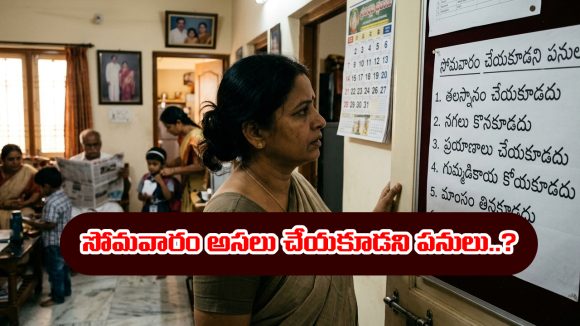 సోమవారం ఆ పనులు అసలు చేయకూడదట – ఏంటో తెలుసా..?
