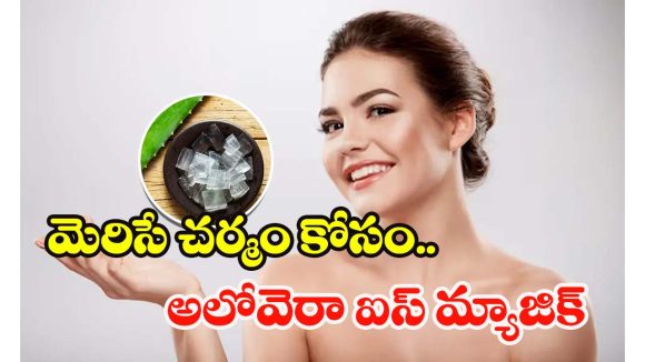 Aloe Vera Ice Cubes: బ్యూటీ పార్లర్ వెళ్లక్కర్లేదు.. ఈ కలబంద ఐస్ క్యూబ్స్‌తో ఇంట్లోనే ఫేషియల్ !