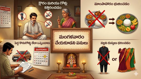 మంగళవారం ఆ పనులు అసలు చేయకూడదట..?