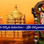 Tirumala Timings:  తిరుమలలో మారిన టైమింగ్స్ – బ్రేక్ దర్శనాలు రద్దు
