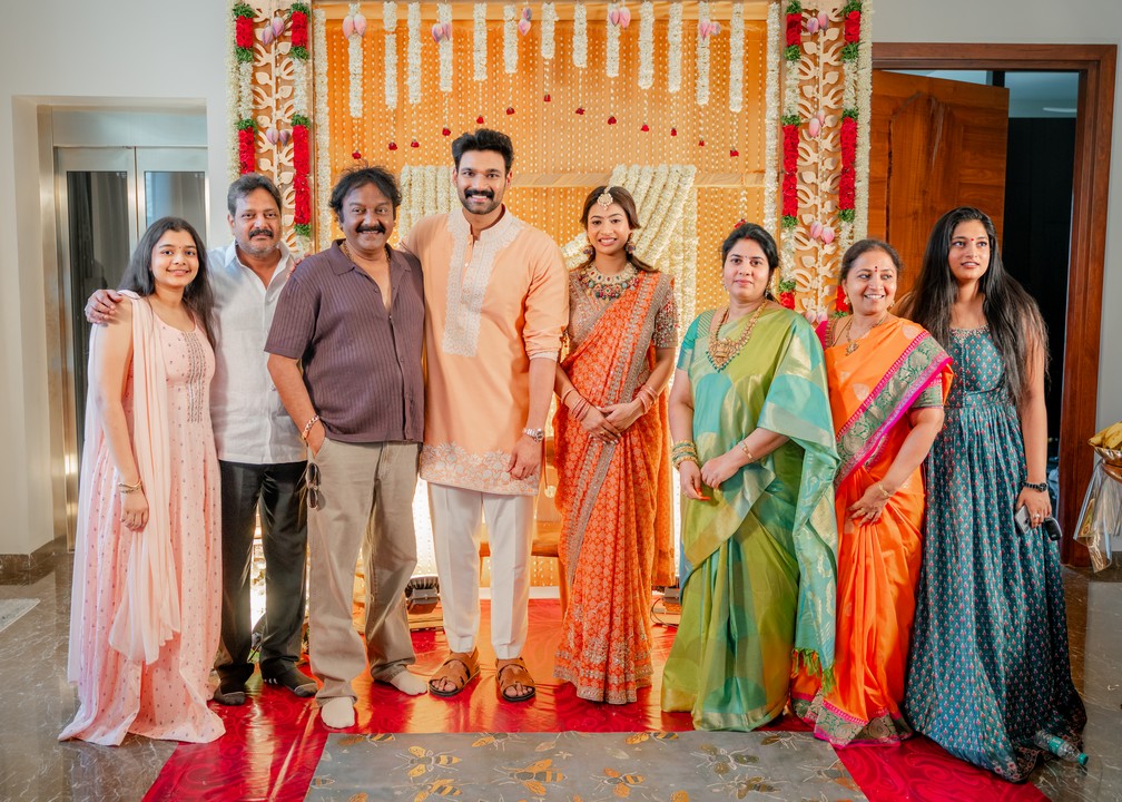 Actor Bellamkonda Sai Srinivas engagement photo gallery viral