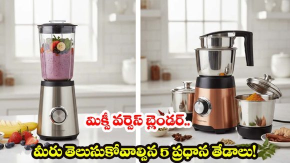 Blender Vs Mixer Grinder: బ్లెండర్ వర్సెస్ మిక్సర్ గ్రైండర్.. మీ వంటగదికి ‘పర్ఫెక్ట్’ ఏది?