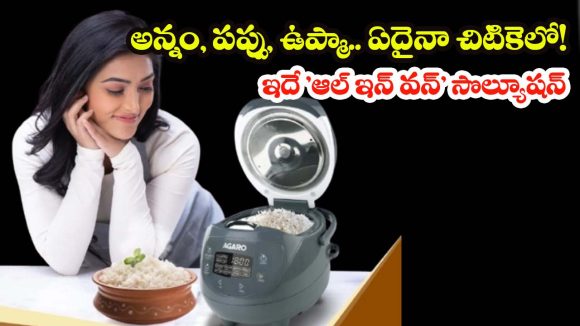 Agaro Imperial Electric Rice Cooker 2L: ఇక స్టవ్‌తో పనిలేదు! ఈ మల్టీ-కుక్కర్ ఉంటే చాలు.. బిర్యానీ నుంచి సూప్ వరకు అన్నీ వండొచ్చు!