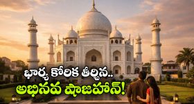 Modern Love Story: భార్య కోసం తాజ్ మహల్ కట్టేసిన భర్త, నిజంగా నువ్ గ్రేట్ భయ్యా!