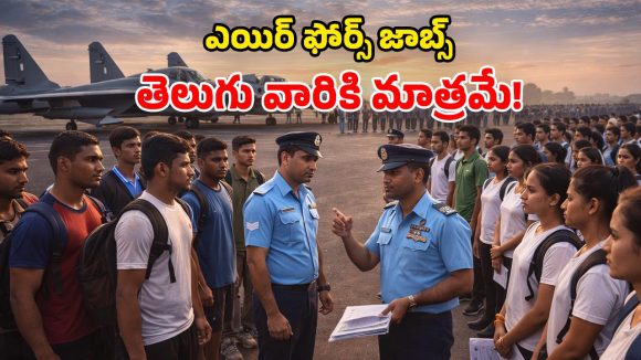 Air Force Recruitment Rally: తెలుగు యువతకు గుడ్ న్యూస్.. భారత వాయుసేనలో చేరే సువర్ణవకాశం!