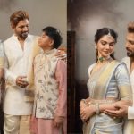 Allu Sneha Reddy: అల్లు శిరీష్ పెళ్లి.. ఫ్యామిలీ ఫోటోతో శారీ డిజైన్ చేయించిన స్నేహా రెడ్డి.. ఎంత క్యూట్‌గా ఉందో!