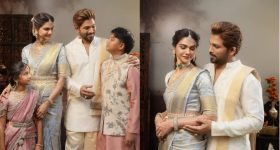 Allu Sneha Reddy: అల్లు శిరీష్ పెళ్లి.. ఫ్యామిలీ ఫోటోతో శారీ డిజైన్ చేయించిన స్నేహా రెడ్డి.. ఎంత క్యూట్‌గా ఉందో!