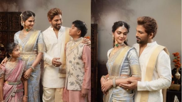 Allu Sneha Reddy: అల్లు శిరీష్ పెళ్లి.. ఫ్యామిలీ ఫోటోతో శారీ డిజైన్ చేయించిన స్నేహా రెడ్డి.. ఎంత క్యూట్‌గా ఉందో!