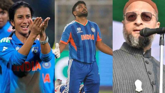 Asaduddin Owaisi: సంజు శాంస‌న్ జీసస్ సెల‌బ్రేష‌న్స్‌..వాళ్ల తోలు తీస్తానంటూ ఓవైసీ వార్నింగ్‌