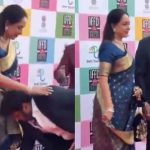 Balakrishna: హీరోయిన్ కాళ్ళు మొక్కిన బాలకృష్ణ..నెటిజన్స్ రియాక్షన్ ఇదే!