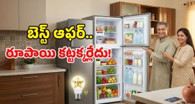 Best Refrigerators 2026: 50% కరెంట్ ఆదా చేసే 5-స్టార్ డబుల్ డోర్ ఫ్రిడ్జ్‌లు.. జీరో డౌన్ పేమెంట్‌‌తో పట్టుకెళ్లొచ్చు!
