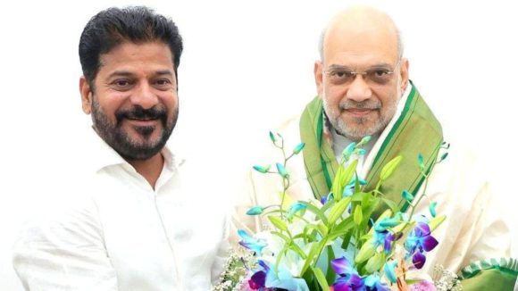 CM Revanth With Amit shah: అమిత్ షాతో సీఎం రేవంత్ భేటీ.. ఐపీఎస్‌ల పెంపు-మావోల ఇష్యూపై చర్చ