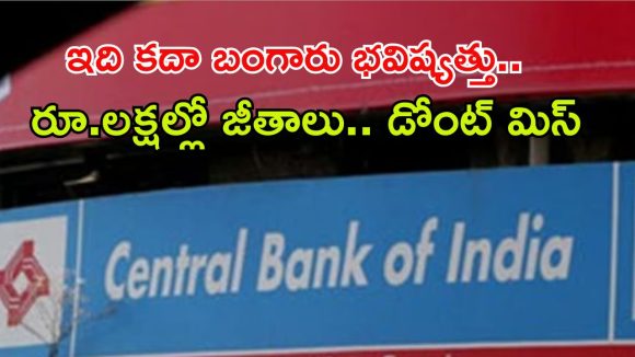 Central Bank of India: లక్షకు పైగా జీతం.. సీబీఐ నుంచి భారీ ఉద్యోగ నోటిఫికేషన్, మీకు ఈ అర్హత ఉందా..?