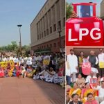Gas Cylinders Crunch: ఎల్‌పీజీ కొరత.. లోక్‌సభ గేటు వద్ద ఎంపీల నిరసన, చర్చకు పెట్టాలని ఎంపీ కిరణ్ డిమాండ్