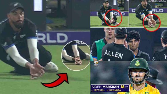 SA vs NZ 1st Semi-Final: సెమీస్ లో ఫిక్సింగ్ క‌ల‌క‌లం..ఐడెన్ మార్క్‌రమ్ క్యాచ్ పై వివాదం