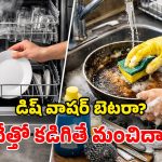 Dishwasher vs Hand Washing: అంట్లు తోమడానికి .. రెండింటిలో ఏది బెస్ట్.. పైచేయి మనిషిదా? మిషన్‌దా?