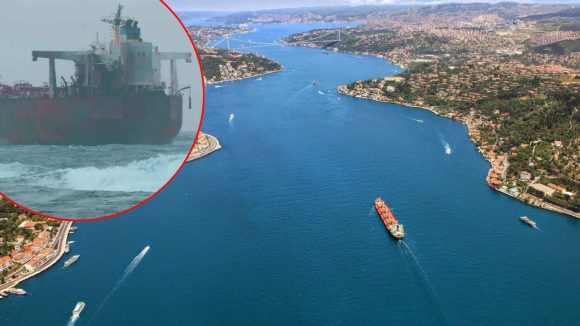 Bosphorus Strait: బోస్ఫరస్ జలసంధి వద్ద టెన్షన్.. ఆయిల్ నౌకపై డ్రోన్ దాడి, ఇంతకీ ఎక్కడ?